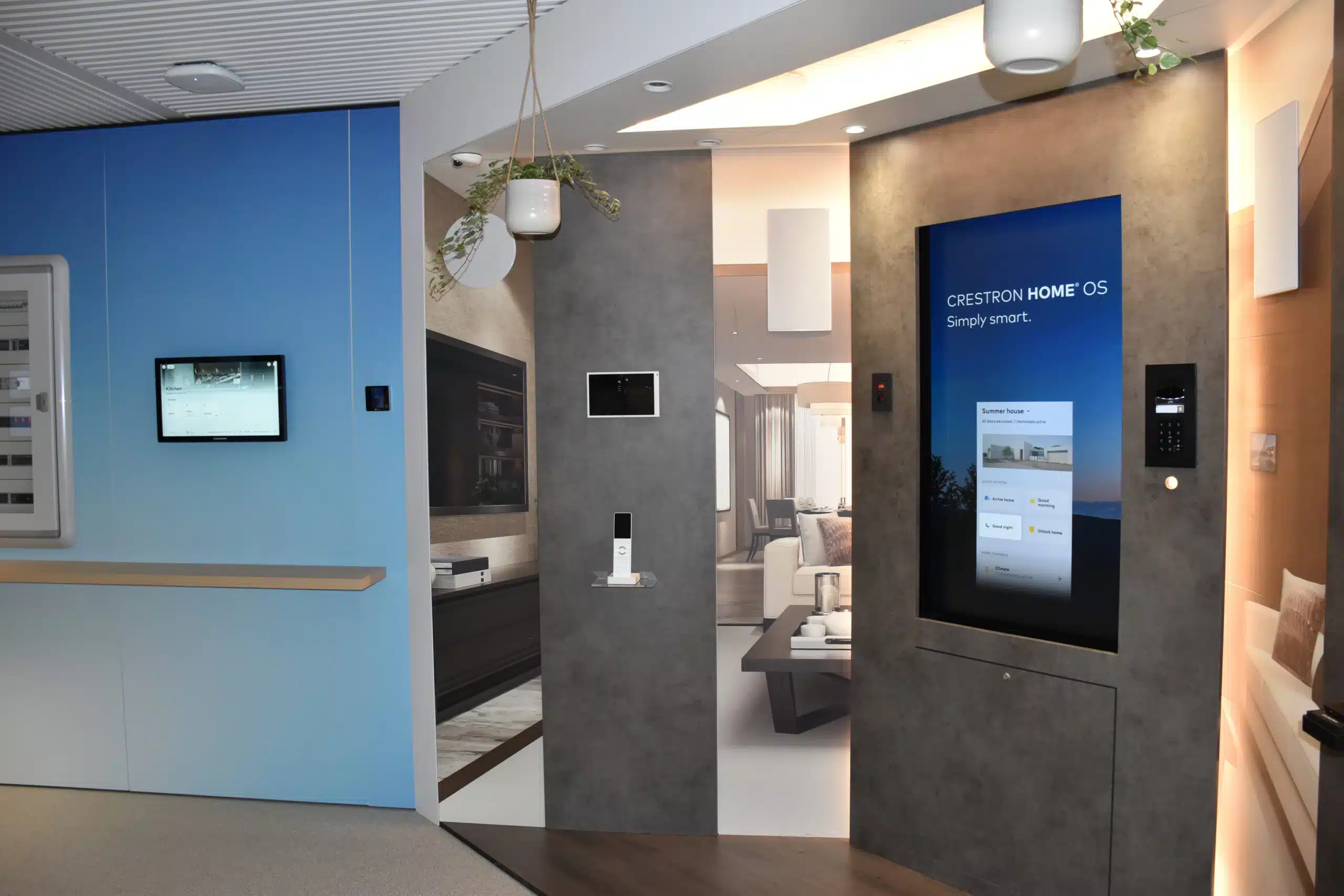 Crestron smart home automation system installed in Fort Worth, TX residence